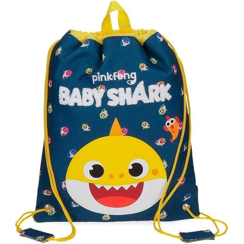 SHIBA-Enfants unisexes Sac à goûter, Bleu, 27x34 cm[1629]