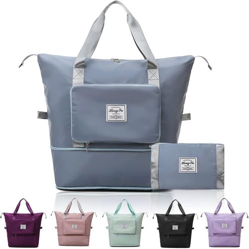 SHIBA-Voyage Pliables de Grande Capacité, Sacs à Main Légers et Extensible Imperméables, Adaptés pour Les Week-Ends, Nuit, Vacanc[8