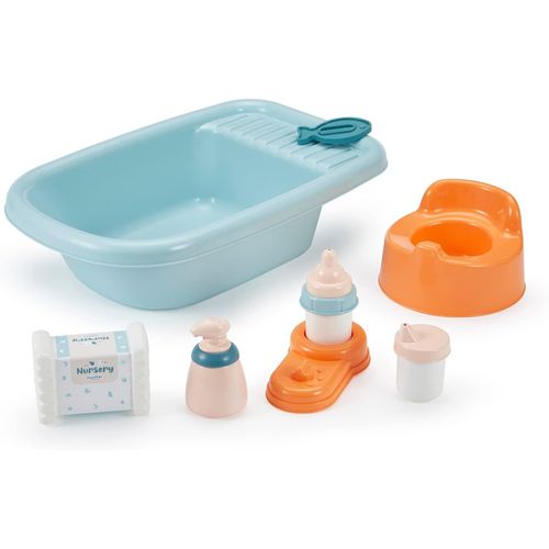 Shiba-Jouets 787- Baignoire Garnie 32 Cm - Jeu D'imitation Pour Enfants - Dès 18 Mois - Origine France Garantie[428]