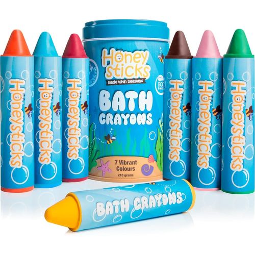 Shiba-Crayons De Bain - Pour Les Enfants Et Les Tout-Petits - Fabriqué Avec De La Cire D'abeille Naturelle - Sans Parfum, Non Toxi[1