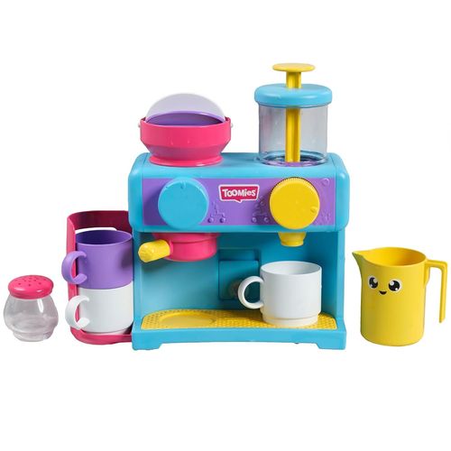 Shiba-Tomy Toomies Machine À Café Pour Le Bain - Jouet De Bain Pour Bébé - Jouet Pour Baignoire À Fixer Au Mur - Coffret Dinette E[2