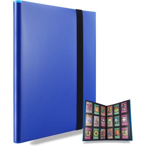 Shiba-Classeur Pour Cartes À Collectionner, Porte Cartes Rangements Pour 360 Cartes, Compatible Avec Pokemon Cartes (Bleu)[851]