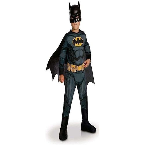Shiba-Rubies - Dc Officiel - Batman - Déguisement Classique Pour Enfants - Costume Avec Combinaison Imprimée, Ceinture, Couvre-Bot[1