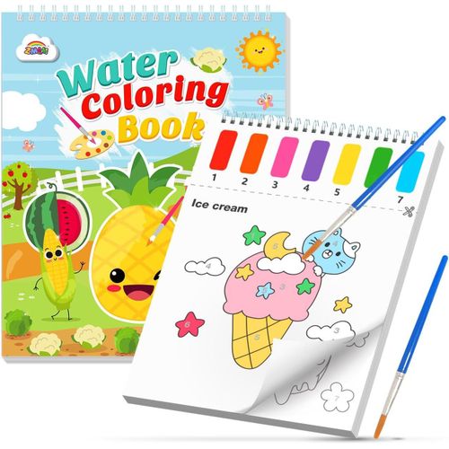 Shiba-Peinture Avec Livres D'eau Pour Tout-Petits Avec Pinceau, Feutres Coloriage Kits De Loisirs Créatifs, Activites Manuelles Pa[1