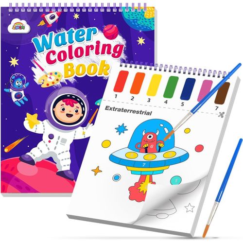 Shiba-Peinture Avec Livres D'eau Pour Tout-Petits Avec Pinceau, Feutres Coloriage Kits De Loisirs Créatifs, Activites Manuelles Pa[1