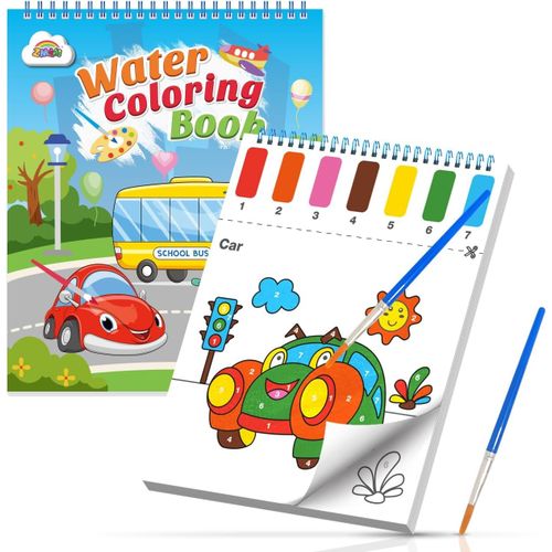 Shiba-Peinture Avec Livres D'eau Pour Tout-Petits Avec Pinceau, Feutres Coloriage Kits De Loisirs Créatifs, Activites Manuelles Pa[1