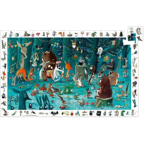 SHIBA-Puzzle Carton L'Orchestre (35 Pièces) - Dès 3 Ans - Développe Compétences d'Observation - Illustrations Animaux Qui Jouent d[6