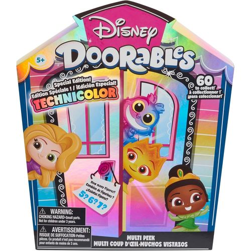 Shiba-Coffret De Mini-Figurines À Collectionner Disney Doorables, Série Technicolor, Lot De Figurines À Collectionner De 3,8 Cm De[1