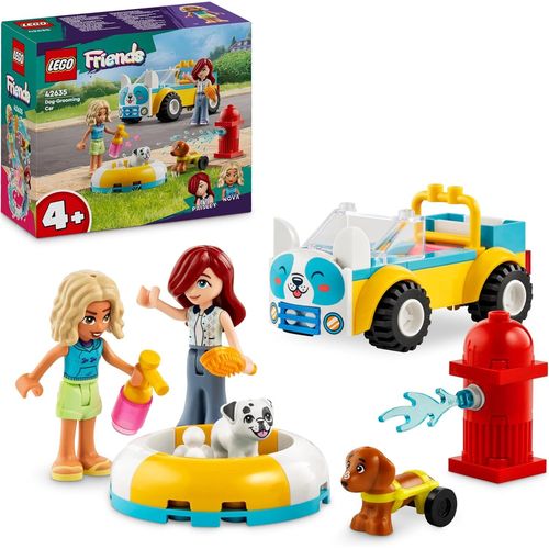 Shiba-Friends La Voiture De Toilettage Canin - Set Avec Un Véhicule - Jouet Sur Le Thème Des Animaux Et De La Nature - 2 Mini-Poup[1