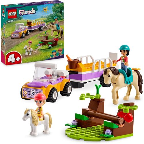 Shiba-Friends La Remorque Du Cheval Et Du Poney, Jouet Pour Filles Et Garçons, Figurines De Poupées Avec Liann, Zoya Et 2 Figurine[4