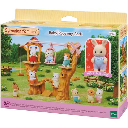 Shiba-Sylvanian Families - La Tyrolienne Des Bébés - 1 Figurine Lapin Incluse - Plongez Dans L'univers De La Famille Sylvanian - F[7