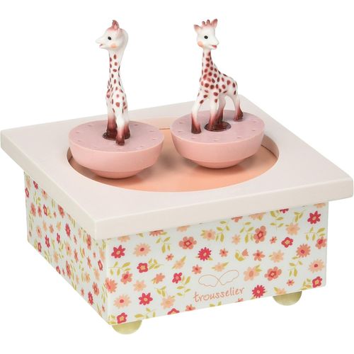 SHIBA-TROUSSELIER - Sophie la Girafe. - Boîte à Musique Dancing - Idéal Cadeau de Naissance - 2 Figurines Amovibles - Fonctionneme[1