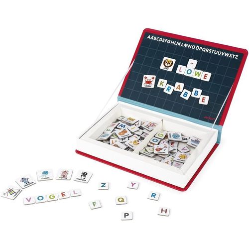 Shiba-- Magneti'book Alphabet - Jeu Éducatif Magnétique 142 Pièces - Version Allemande - Dès 3 Ans, J02713[567]