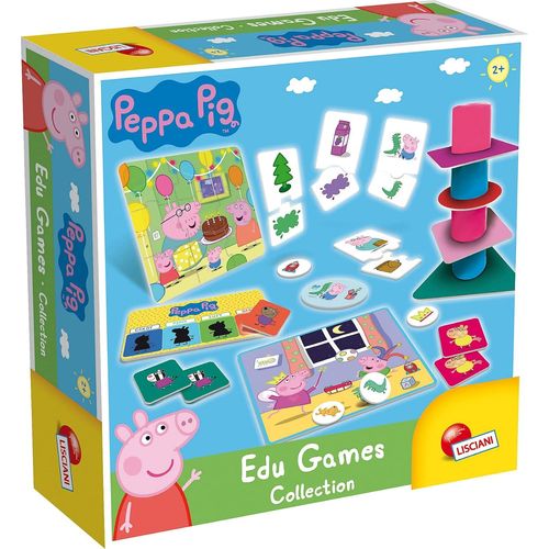 SHIBA-Lisciani - PEPPA PIG - 10 Jeux Educatifs pour Enfants dès 2 ans - Jeux sur la Mémoire, Formes, Couleurs & Puzzles - Apprenti[3