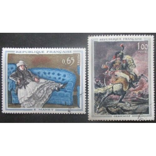France N°1364 Et 1365 Tableaux Oblitérés