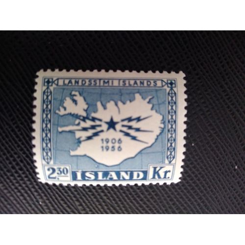 Timbre Islande Y T 269 50 Ans De Téléphone En Islande 1956 (040509 )