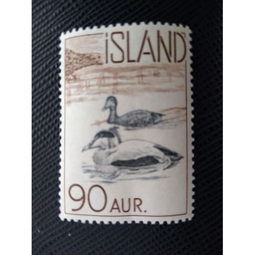 Timbre Islande Y T 295 Eider À Duvet (Somateria Mollissima) 1959 (040509 )