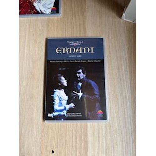 Giuseppe Verdi Ernani Par Placido Domingo Mirella Freni Renato Bruson Nicolai Ghiaurov Gianfranco Manganotti Alfredogiacomotti Jolanda Michieli Coro E Orchestra Della Scala Di Milano Dir Riccardo Muti