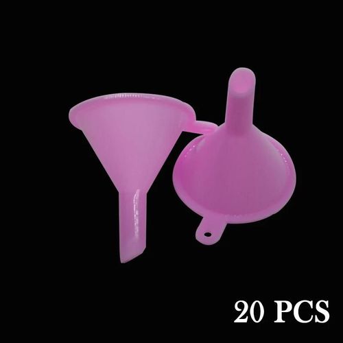 20 Pcs Mini Entonnoir Petit Entonnoir Petit Entonnoir Polyvalent Pour Bouteilles De Laboratoire Sable Art Parfums Épices Rose