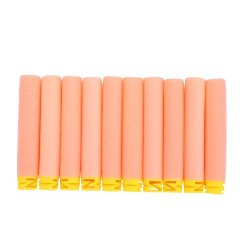 100pcs Eva Mousse Jouet Pistolet Recharge Souple Balles Fléchettes Pour Série Élite