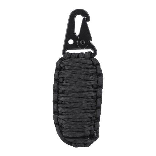 Kit De Survie D'urgence Avec Boucle Outils De Pêche Pour Le Camping (Noir)