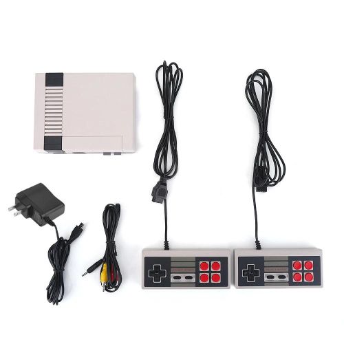 Double Joystick Console De Jeu Système De Divertissement Intégré 500 Jeux Classiques Hd Av Sortie Prise Ue