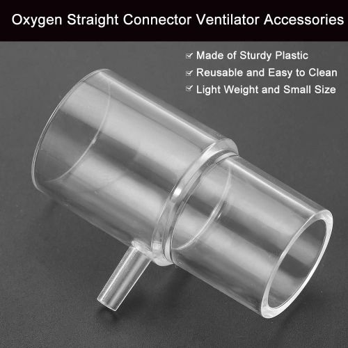 Accessoires de ventilateur Tube de pression respiratoire Connecteur droit en T de type T
