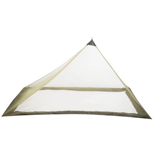 Léger Camping En Plein Air Moustiquaire Moustiquaire Tente Lit À Baldaquin Avec Sac (Vert Armée)