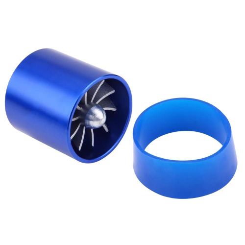 55mm Voiture Admission D'air Turbonator Ventilateur Unique Turbine Super Chargeur Gaz Économiseur De Carburant Turbo