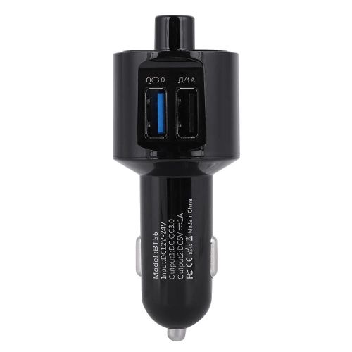 Transmission Sans Fil Bt Fm Kit De Voiture Mains Libres Lecteur Mp3 Double Usb Chargeur De Voiture Prise En Charge U Disk