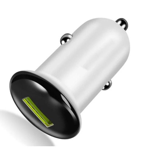 Mini Champignon Double Usb Chargeur De Voiture Charge Sans Fil 3.0 Charge Rapide Noir