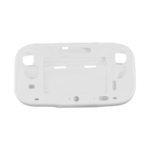 Housse De Protection De La Peau En Silicone Souple Pour Nintendo Wii U Gamepad Controller Blanc