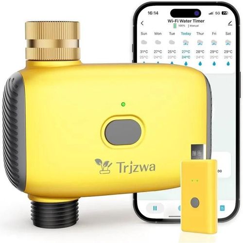 Programmateur Arrosage Automatique WiFi Contrôle vocal Alexa/Google Jardin Serre Pelouse