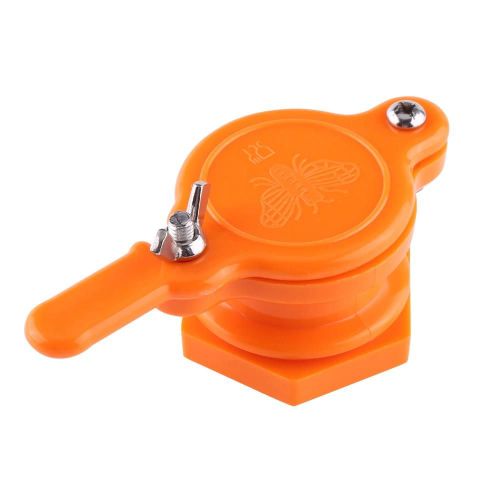 Abeille En Plastique Miel Robinet Vanne Apiculture Extracteur Outil D'embouteillage Équipement D'apiculteur (Orange)