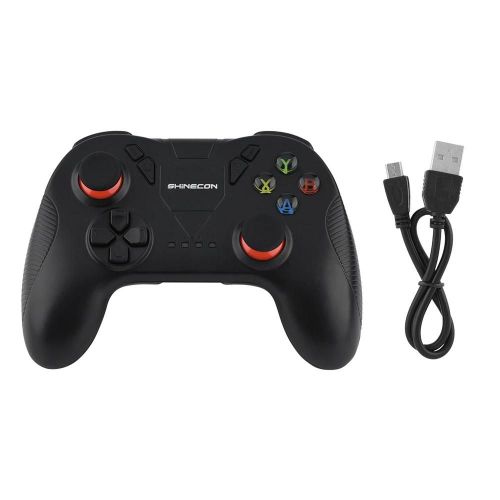 Shinecon Bluetooth Gamepad Manette De Jeu Sans Fil Joystick Pour Ios Android Téléphone Pc