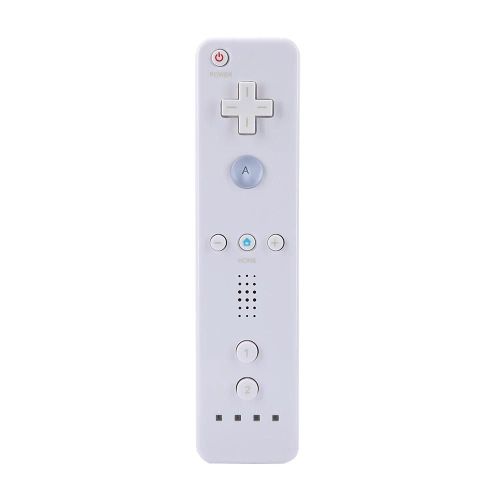 Télécommande De Jeu Sans Fil Gauche + Droite Avec Étui En Silicone Pour Nintendo Wii Blanc