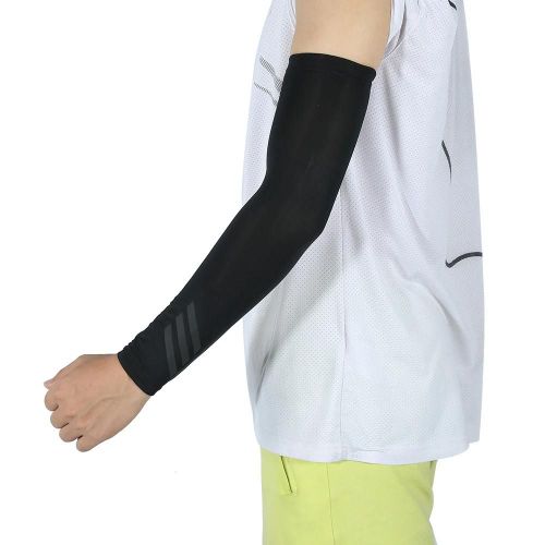 3 Couleurs Sahoo Extérieur Été Respirant Transpiration Libération Sports Sunblock Sleeve (Noir M/L)
