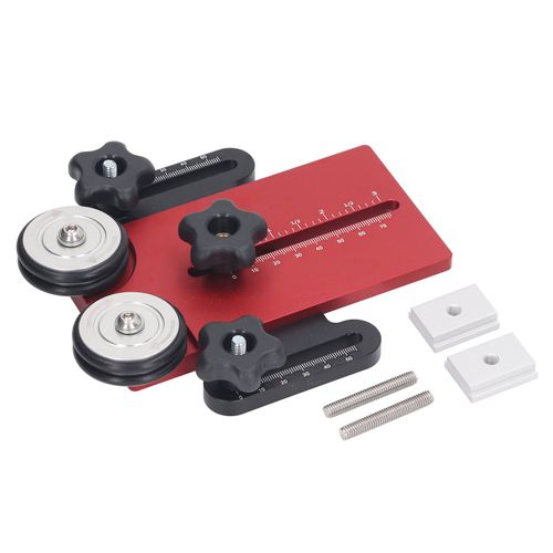 Guide de scie sauteuse de Table à déchirure fine, fixation en alliage d'aluminium avec échelle transparente pour le travail du bois