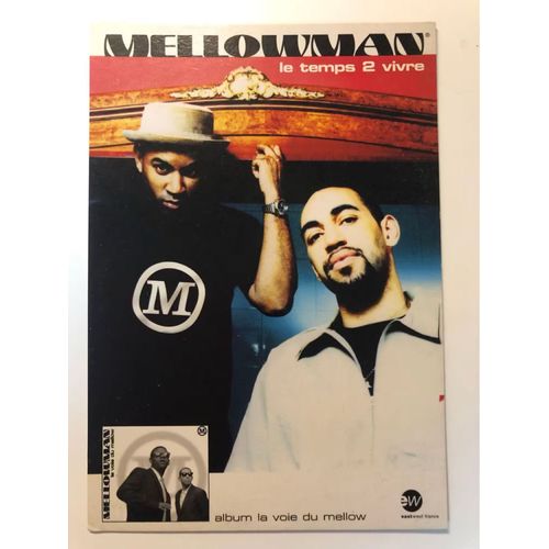 Carte Postale Groupe De Musique Hip-Hop Melowmanpub Pour Leur Album « La Voie Du Mellow »Neuve Non Écrite
