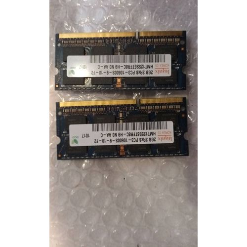 Mémoire portable pc3 2x2 go 10600S