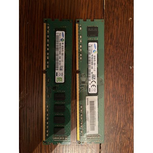 Lot¿2¿×¿4¿Go Samsung¿DDR3¿ECC¿¿ 8¿Go (PC3¿10600¿/¿1333¿MHz)