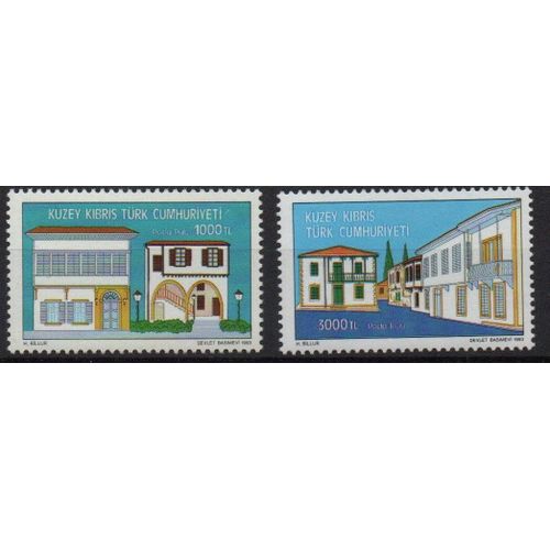 Chypre Turque Timbres Rénovation Urbaine 1993