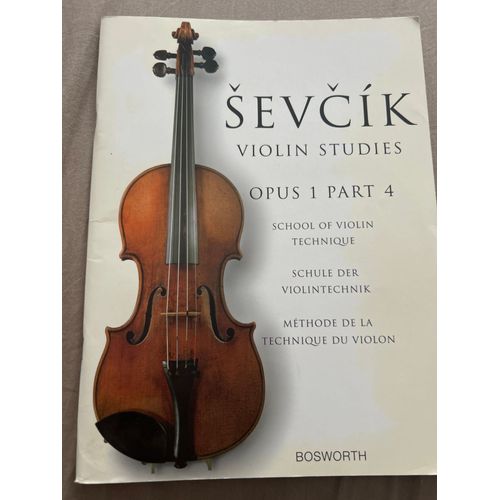 Otakar Sevcik Violin Studies - Op 1 Part 4 - Méthode De La Tecnique Du Violon