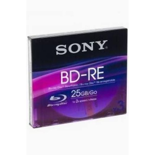 Blu-ray Disc Rewritable Ver.2.1/2X 25GB Sony vierge dans boitier individuel