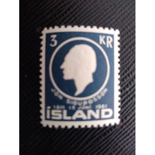 Timbre Islande Y T 307 Sigurdsson, Jon 1961 (040509 )