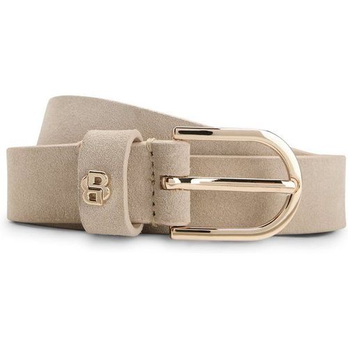 Ceinture En Cuir Suédé Avec Monogramme Double B85,80,70,75