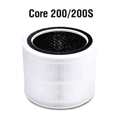 Filtre Hepa PM2.5 pour purificateur d'air Levoit Core 200 Levoit noyau de filtre à charbon actif 200S Levoit purificateur d'air noyau de filtre 200S - Type Core 200 White