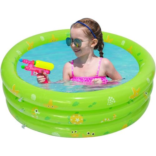 Piscine Gonflable pour Enfants, 85 × 30 cm Piscine Enfant, Piscine Gonflable Enfant, Piscine Gonflable Ronde pour Enfants, Piscine Ronde, Piscine bébé pour intérieur et extérieur