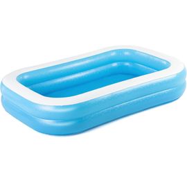 Piscine gonflable rectangulaire familiale translucide 262 x 175 x 51 cm (1 unité)