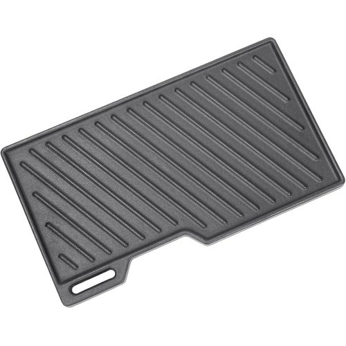 Plaque de cuisson en fonte - 41,5 x 23,5 cm - Pour Burnhard Fred, Artiso G2, Burnhard Fred, Fred JR, Big Fred, Fat Fred, Taino Platinum, Black série 4/6, plancha, barbecue à gaz, 1 pièce
